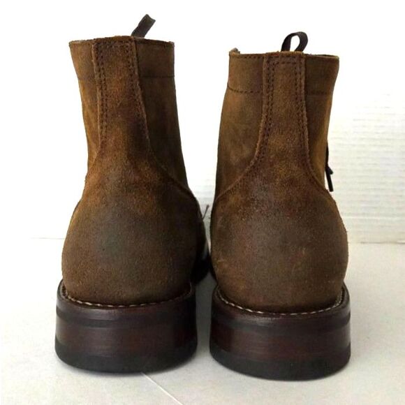 Thursday Boot Co President Mens Lace Up Ankle Boots Sz 11 Mocha Suede Plain Toe